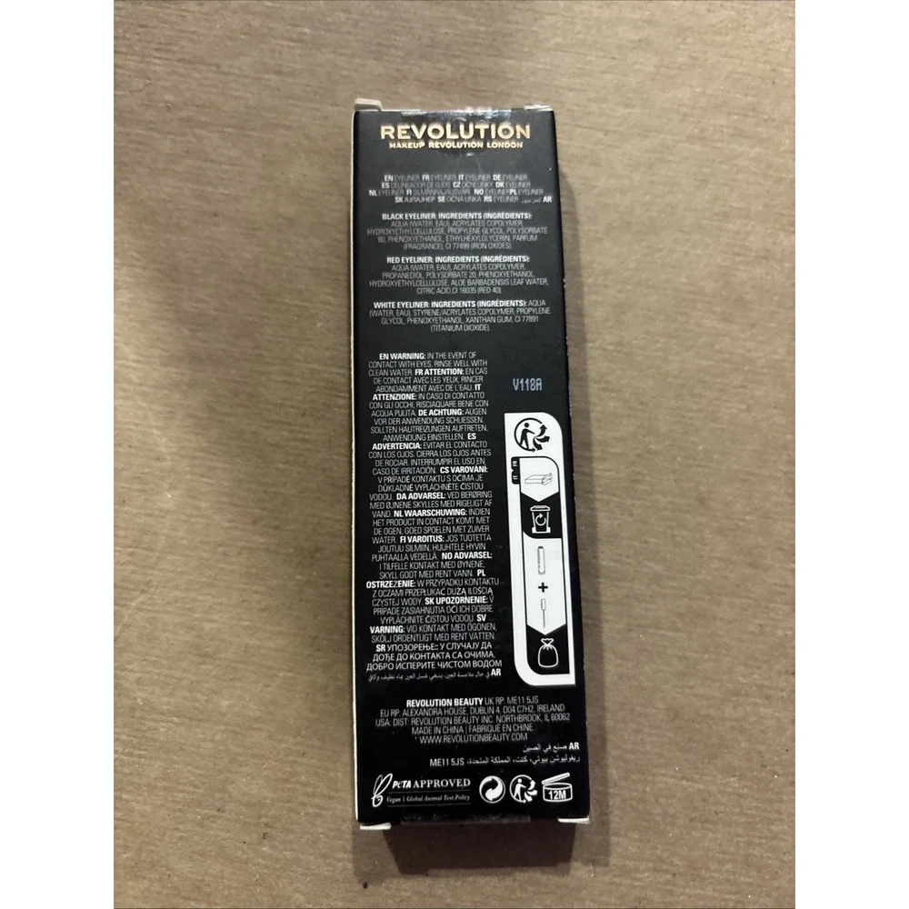 Revolution Terror Transformation Liquid Liner 3 Piece Set, New &‎ Sealed!